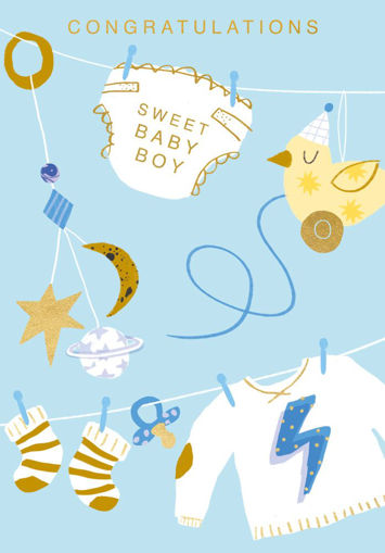 Picture of SWEET BABY BOY CARD